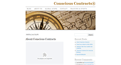 Desktop Screenshot of consciouscontracts.com
